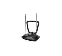 Hama Antenne TV intérieure DVB-T2 Active – Amplification réglable, filtre LTE/5G, USB-A, 2 m, noir