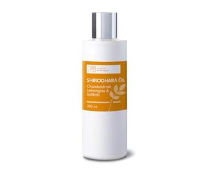 Classic Ayurveda Huile de Shirodhara Chandandi à la citronnelle et à la réglisse - 200 ml - Huile ayurvédique pour le visage avec des herbes naturelles