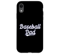 Classic Baseball Dad with Swooping Text Coque pour iPhone XR