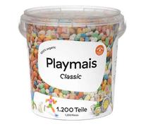 PlayMais – Kit de bricolage Classic Basic 1200 – 1200 pièces, avec éponge et couteau