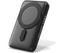 Classic Batterie Externe 10 000 mAh Noir - Batterie avec Charge Rapide 22,5 W avec PD 20W, Charge sans Fil 15W, entrée/Sortie USB-C, USB-A, entrée Lightning et Fonction magnétique