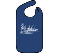Classic Bib Designs Bavoir pour adulte - unisexe - pour manger - avec ramasse - miettes - réutilisable - lavable