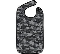 Classic Bib Designs Bavoir pour adulte - unisexe - pour manger - avec ramasse - miettes - réutilisable - lavable