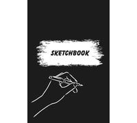 Classic Black Sketchbook: 6x9 Blank Drawing Pad with 100 Pages for Kids, Teens & Adults