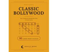 Classic Bollywood: 90 Large-Print Word Search Puzzles for Adults and Seniors - Stars, Songs and Unforgettable Films of Hindi Cinema