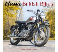 Classic British Bikes 2027 Calendar | Square Wall Calendar | Motorcycle Gift | Plastic Free Packaging | by Avonside Publishing