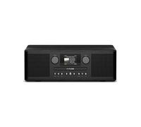 Pure Classic C-D6i - Radio Internet Tout-en-Un avec WiFi, Dab+/FM, Bluetooth 5.3, Lecteur CD, USB, AUX, 150 Stations préréglées, Son stéréo 2x15W, écran Couleur, réveil et minuterie - Noir