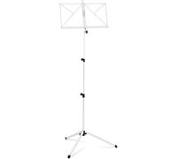 Classic Cantabile 100 Pupitre Medium Blanc, Version moyenne, Poids: env. 1 | Avec barre de maintien (support latéral) sur la surface de pose, Pieds en caoutchouc antidérapants, Vis de serrage robustes