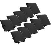 Classic Cantabile 10x Pochette à Partitions Deluxe - Classeur simili cuir noir pour partitions jusqu'au DIN A4, avec poche intérieure et coins protecteurs, idéal pour chorale.