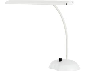 Classic Cantabile 12220 Lampe De Piano Dimmable Blanche, Pied antidérapant