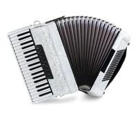 Classic Cantabile Accordéon 96 Basses ""Secondo V"" Blanc G-g''
