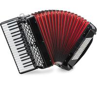 Classic Cantabile Accordéon 96 Basses "Secondo V" Noir, 96 boutons de basse