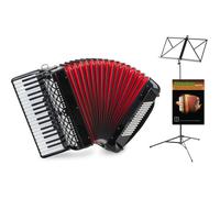 Classic Cantabile Accordéon 96 Basses ""Secondo V"" Set Noir