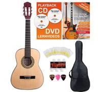 Classic Cantabile Acoustic Series AS-851-L guitare de concert 1/2 pour gauchers Starter-SET