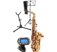 Saxophone Alto Mib Sax Laiton Instrument a Vent Set Support Pupitre Metronome