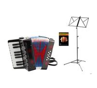 Classic Cantabile Bambino Set d’Accordéon Enfant, noir, 8 Basses