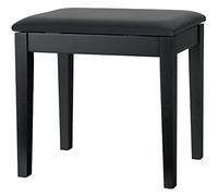 Classic Cantabile Banc de piano avec Compartiment de rangement modèle S noir mat