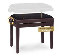 Classic Cantabile banquette pour piano (bois de rose, dépoli)