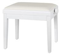 Classic Cantabile Banquette pour piano Modèle A blanc brillant