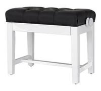 Classic Cantabile Banquette pour piano modèle X blanc brillant