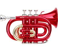 Classic Cantabile Brass TT-400 Trompette de Poche en Sib rouge, Perce: 11