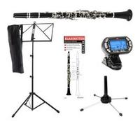 Classic Cantabile CL-20 clarinette allemande en Bb Lot incl. métronome, un stand à musique etc.