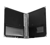 Classic Cantabile Deluxe Porte-Partitions Chor en similicuir, pour partitions jusqu'au format DIN A4, avec poche intérieure et coins de protection, couleur noire.