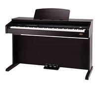 Classic Cantabile DP-210 RH E-Piano Bois de Rose, Polyphonie 64 voix | Clavier HA-88-S500 avec 88 touches à mécanique à marteaux, Soft, Medium, Hard, 1 morceau démo interne, 26 sons WMA, Chorus