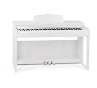 Classic Cantabile Clavier Piano Numerique 88 Touches Marteaux 40 Voix USB Blanc