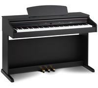 Classic Cantabile DP-50 RH Piano Numérique - 88 touches clavier pondérée à marteaux - Clavier électronique avec USB, 3 Pédales, 32 polyphonie, 14 voix - Synthetiseur debutant - Bois de Rose