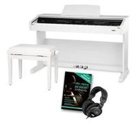 Classic Cantabile DP-A 310 WM Piano Numérique Blanc Mat Set avec Banc et Casque G