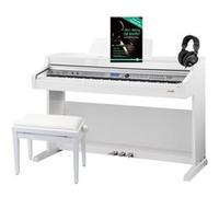 Classic Cantabile DP-A 410 WH Piano Numérique Blanc Brillant Set avec Banc et Casque