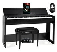 Classic Cantabile DP-S1 SM E-Piano Noir Mat Set, Piano numérique, 10 sons