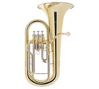 Classic Cantabile EU-1030L Euphonium - Euphonium laqué en Sib - En laiton - Perçage : 14,4 mm - Pavillon Ø : 300 mm - Pistons en acier inoxydable - Avec étui rigide
