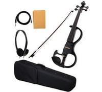 Classic Cantabile EV-90BK E-Violon (E-Violin avec micro, épicéa/érable/ébène) noir