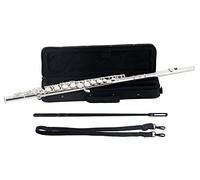 Classic Cantabile FL-200 flûte traversière en maillechort | Entièrement fabriquée en maillechort (tête, corps & mécanique), Clés fermées, Mécanique E fluide, Sol avancé, Accord: do