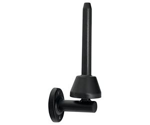 Classic Cantabile FWH-170 Support Flûte - Pour Montage Mural - Pour Flûtes Traversières - Fixation Murale - Diamètre Support Flûte : 16,5 mm - Longueur Cône : 12 cm - Noir