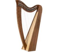 Irlandais Celtique Harpe 19 Cordes Nylon Bois de Noyer Set Housse & Clés Accord