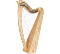 Classic Cantabile H-22 Harpe Celtique 22 cordes, accordée en Mi bémol majeur, mécanique à demi-tons, en frêne, inclut housse et 2 clés d’accordage, hauteur 83,5 cm.