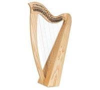 Classic Cantabile H-22 Harpe Celtique 22 cordes, accordée en Mi bémol majeur, mécanique à demi-tons, en frêne, inclut housse et 2 clés d’accordage, hauteur 83,5 cm.