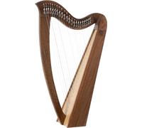 Classic Cantabile H-22 WN Harpe Celtique 22 cordes en Mi bémol majeur, mécanique à demi-tons, bois noyer, housse et 2 clés d’accordage incluses, hauteur 83,5 cm.