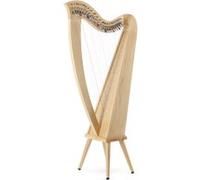 Classic Cantabile H-22LG Harpe Celtique 22 cordes en Mi bémol majeur, frêne, mécanique demi-ton premium, pieds, housse et 2 clés d’accord, hauteur 106,5 cm.