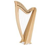 Classic Cantabile Harpe celtique 29 cordes - Harpe instrument de musique en bois de frêne - Avec 2 clés d'accord et sac