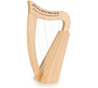 Classic Cantabile Harpe Celtique - Harpe Celtique Compacte en Frêne - 12 Cordes - Accordée en Do Majeur - Inclus Sacoche et 2 Clés d’Accordage - Hauteur : 51 cm