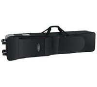 Classic Cantabile Housse Clavier G1 - avec roulettes trolley - 133 x 30 x 17 cm - 2 grandes poches extérieures - noir
