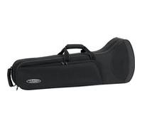 Classic Cantabile Housse pour trombone d'enfant - Sac à dos - Étui léger souple et maniable impermeable rembourre et résistant à la déchirure pour tous les trombones d'élèves courants - Valise Noir