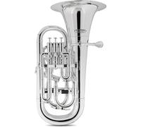 Classic Cantabile KEU-30SR MardiBrass Euphonium Bb en plastique argenté | Euphonium accordé en Bb, Matériau: plastique ABS, Perce conique: 14, 5 - 16, 8 mm, Diamètre du pavillon: 315 mm, 4 clés d’eau