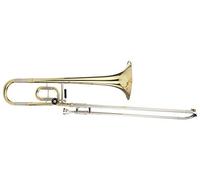 Classic Cantabile KP-35C Bb Trombone Enfant Trombone Élève, Perçage Ø: 12 | Trombone enfant en accord Bb/C, Valve secondaire, 70 mm/ 13, 36 mm, Pavillon en laiton Ø: 200 mm, Petite prise d’embouchure