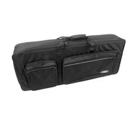 Classic Cantabile KT-C Housse clavier noir bretelles sac à dos T C | Tissu nylon résistant aux déchirures et imperméable, rembourrage en mousse, bretelles, 2 poches ext., int. 102×42×15 cm