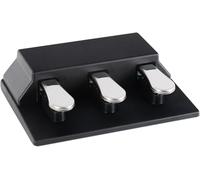 Classic Cantabile LP-Y Unité de Pédales Triple, Connecteur multipin | Unité de pédales transportable, Compatible avec de nombreux pianos Yamaha des séries P et DGX, Boîtier en plastique noir mat